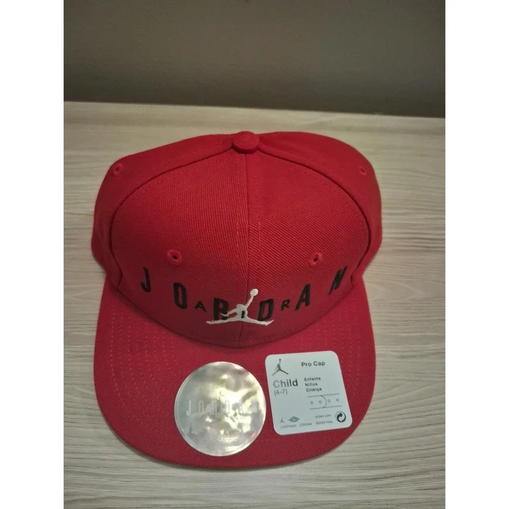 Air Jordan Nike Jumpman Pro Cap Snapback Red Hat / CHILD 4-7 / NWT